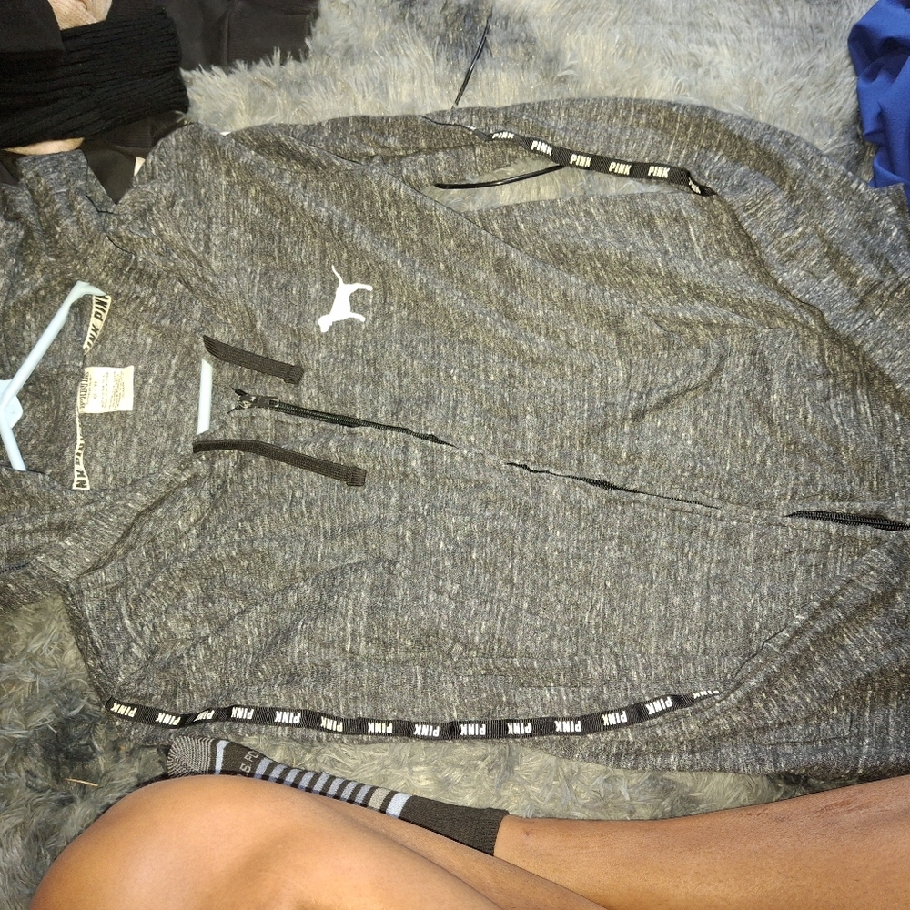 Victoria's Secret PINK Charcoal Hoodie